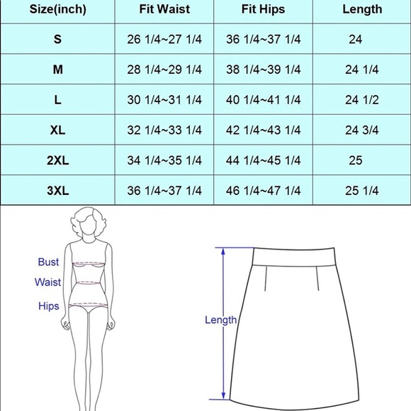 New Small to Plus Size Stretchy Skirt - Black - Picture 4 of 4